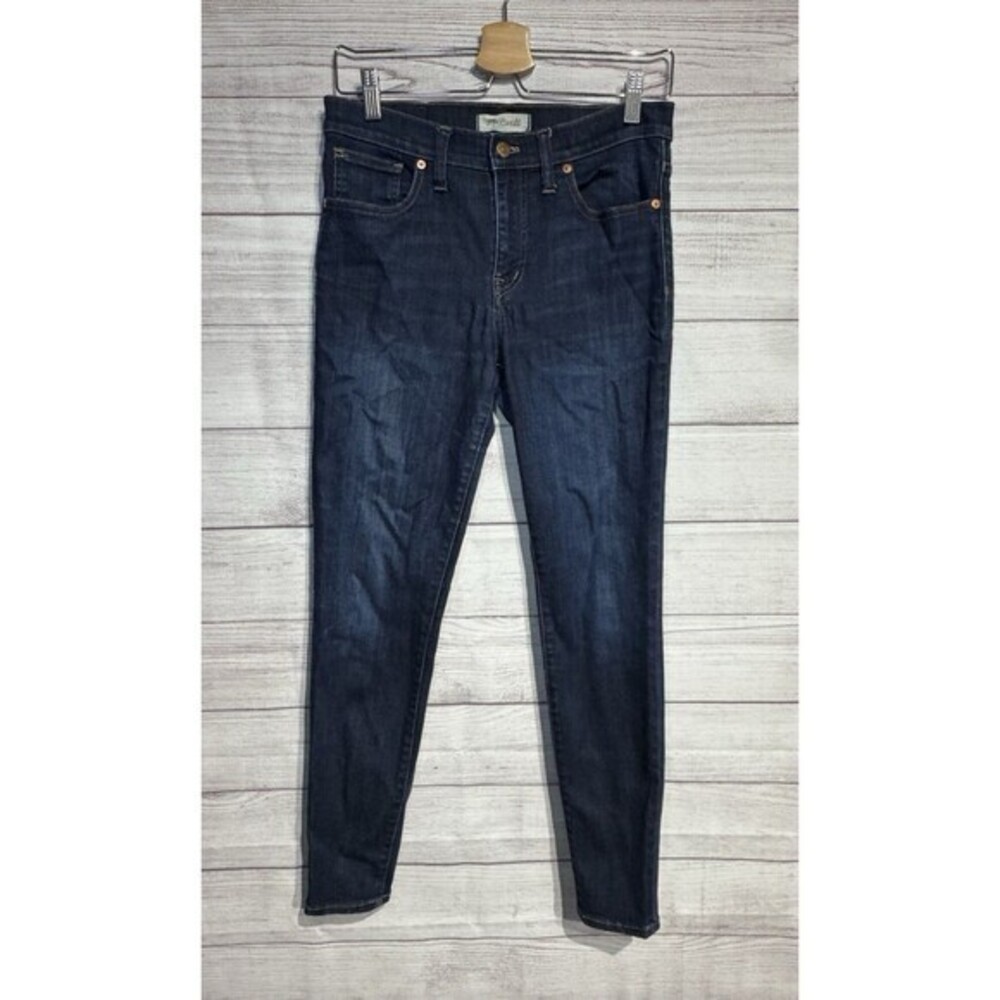 Madewell Womens Size 28 9" High-Rise Skinny Denim Jeans Stretch Soft Comfortable